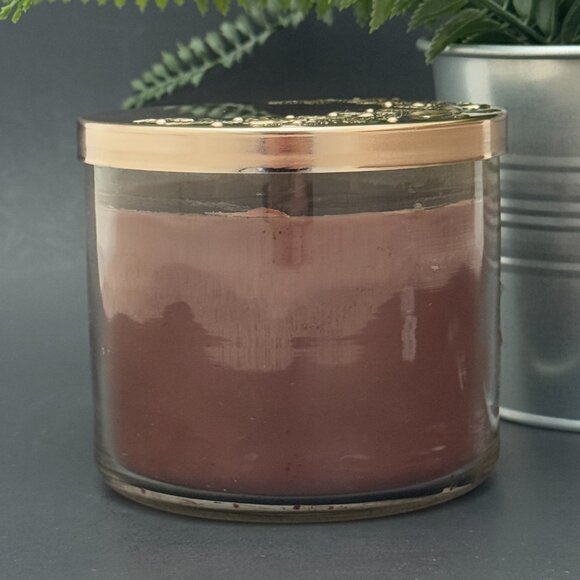 BBW Hot Cocoa & Cream White Barn Bath & Body Works 3 Wick Candle - Picture 2 of 10